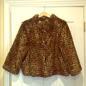 Via Spiga Leopard Coat